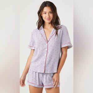 Stripped pajamas set